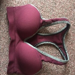 Push Up Pink Sports Bra